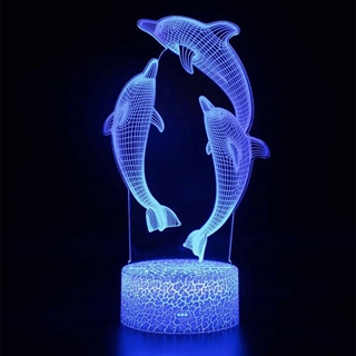 3D lampe - Delfin form